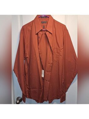 Arrow Burnt Orange Button Up Shirt New With Tags